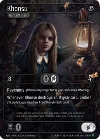 Khonsu - Genesis [Kickstarter] - Kryptik TCG card