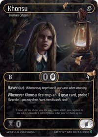 Khonsu (Box Topper) - Genesis [Kickstarter] - Kryptik TCG card