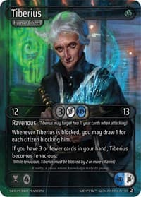 Tiberius - Genesis [Wave 2] - Kryptik TCG card