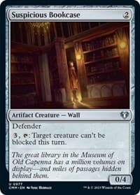 Suspicious Bookcase - Commander Masters - Magic: The Gathering card