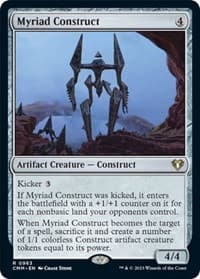 Myriad Construct - Commander Masters - Magic: The Gathering card