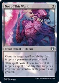 Not of This World - Commander Masters - Magic: The Gathering card