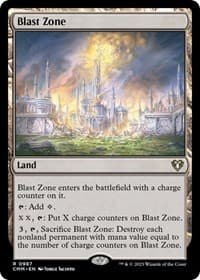 Blast Zone - Commander Masters - Magic: The Gathering card