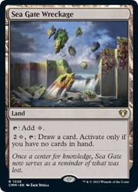 Sea Gate Wreckage - Commander Masters - Magic: The Gathering card