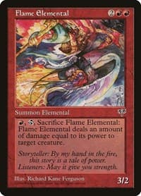 Flame Elemental - Mirage - Magic: The Gathering card