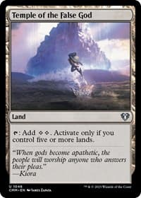 Temple of the False God - Commander Masters - Magic: The Gathering card