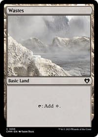 Wastes (1055) - Commander Masters - Magic: The Gathering card