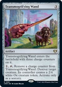 Transmogrifying Wand - Commander Masters - Magic: The Gathering card