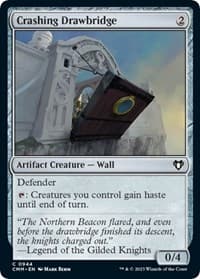 Crashing Drawbridge - Commander Masters - Magic: The Gathering card