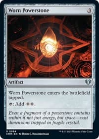 Worn Powerstone - Commander Masters - Magic: The Gathering card