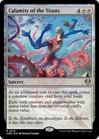 Calamity of the Titans - Commander Masters - Magic: The Gathering card