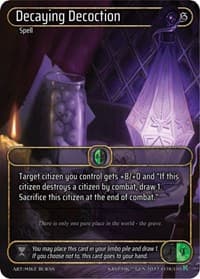 Decaying Decoction (Box Topper) - Genesis [Kickstarter] - Kryptik TCG card