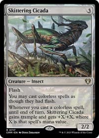 Skittering Cicada - Commander Masters - Magic: The Gathering card