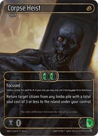 Corpse Heist (Box Topper) - Genesis [Kickstarter] - Kryptik TCG card