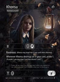 Khonsu - Genesis [Wave 2] - Kryptik TCG card