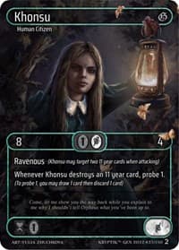 Khonsu (Box Topper) - Genesis [Wave 2] - Kryptik TCG card
