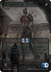 Clapped In Irons (Green Kryptik Language) - Genesis [Kickstarter] - Kryptik TCG card