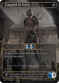Clapped In Irons (Box Topper) - Genesis [Kickstarter] - Kryptik TCG card