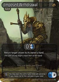 Imposed Withdrawal - Genesis [Kickstarter] - Kryptik TCG card