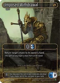 Imposed Withdrawal (Box Topper) - Genesis [Kickstarter] - Kryptik TCG card