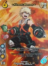 Katsuki Bakugo (Gen Con 2019) - UniVersus: My Hero Academia Promo Cards - UniVersus card