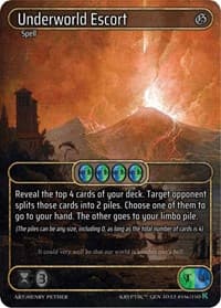 Underworld Escort (Box Topper) - Genesis [Kickstarter] - Kryptik TCG card