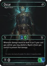 Oscar (Box Topper) - Genesis [Wave 2] - Kryptik TCG card