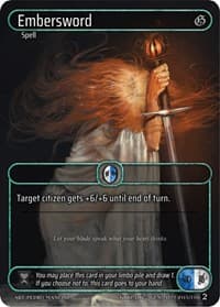 Embersword (Box Topper) - Genesis [Wave 2] - Kryptik TCG card