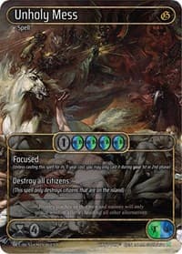 Unholy Mess (Box Topper) - Genesis [Kickstarter] - Kryptik TCG card
