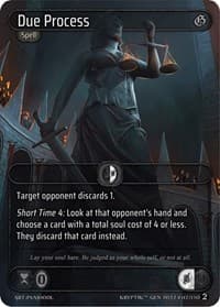 Due Process - Genesis [Wave 2] - Kryptik TCG card