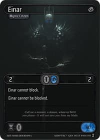 Einar - Genesis [Wave 2] - Kryptik TCG card