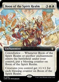 Boon of the Spirit Realm (Extended Art) - Commander Masters - Magic: The Gathering card