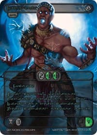 Detention (Green Kryptik Language) - Genesis [Kickstarter] - Kryptik TCG card