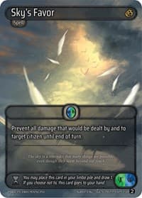 Sky's Favor - Genesis [Wave 2] - Kryptik TCG card