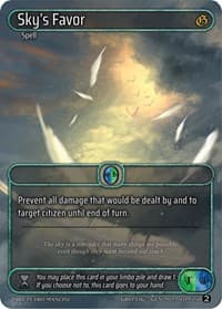 Sky's Favor (Box Topper) - Genesis [Wave 2] - Kryptik TCG card