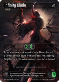 Infinity Blade - Genesis [Wave 2] - Kryptik TCG card