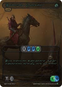 Eternal Kombat (Green Kryptik Language) - Genesis [Kickstarter] - Kryptik TCG card
