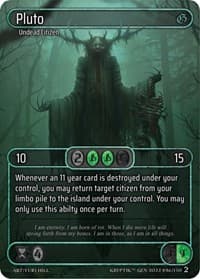 Pluto (Box Topper) - Genesis [Wave 2] - Kryptik TCG card