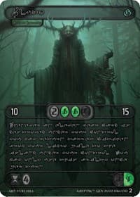 Pluto (Silver Kryptik Language) - Genesis [Wave 2] - Kryptik TCG card