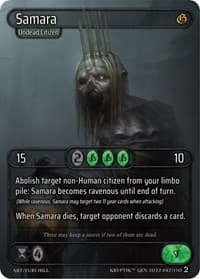 Samara - Genesis [Wave 2] - Kryptik TCG card