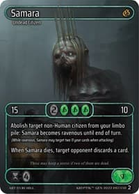 Samara (Box Topper) - Genesis [Wave 2] - Kryptik TCG card