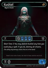 Kushiel (Box Topper) - Genesis [Wave 2] - Kryptik TCG card