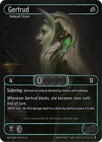 Gertrud (Box Topper) - Genesis [Wave 2] - Kryptik TCG card