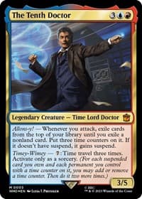 The Tenth Doctor - Universes Beyond: Doctor Who - Magic: The Gathering card