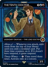 The Tenth Doctor (Showcase) - Universes Beyond: Doctor Who - Magic: The Gathering card