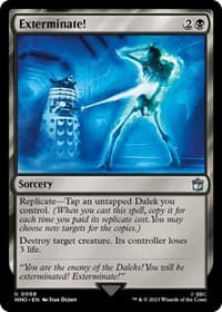 Exterminate! - Universes Beyond: Doctor Who - Magic: The Gathering card