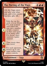 The Parting of the Ways - Universes Beyond: Doctor Who - Magic: The Gathering card