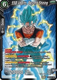 SSB Vegito, Beyond Shining - Critical Blow - Dragon Ball Super: Masters card