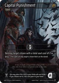 Capital Punishment - Genesis [Wave 2] - Kryptik TCG card