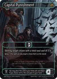 Capital Punishment (Box Topper) - Genesis [Wave 2] - Kryptik TCG card